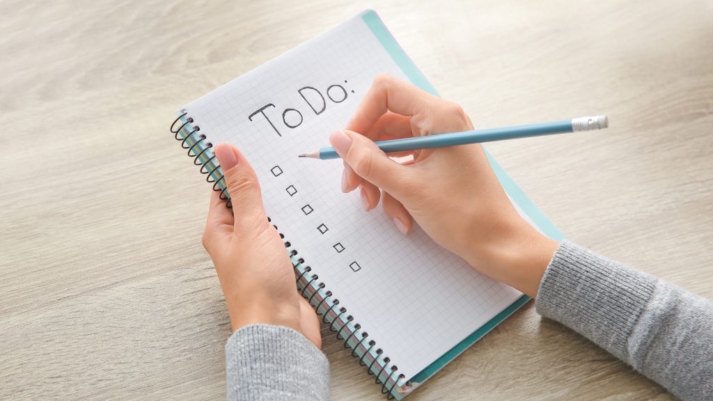 To-do list for a productive daily commute