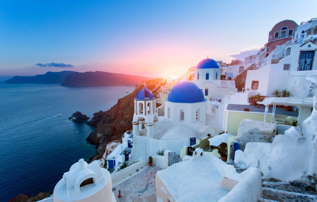 Scenic view of Greece – top adventure travel destination for travelers