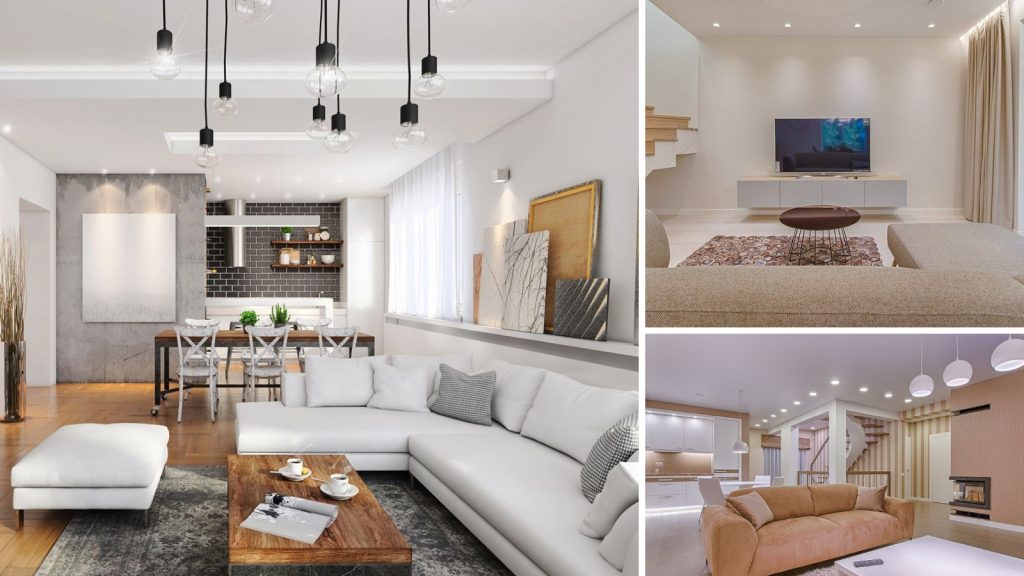 Home Interior Design With LED Lights