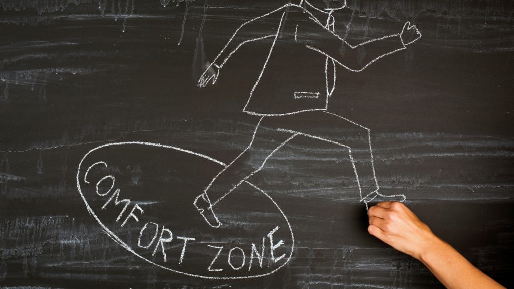 Successful People Building Confidence by Leaving Comfort Zone