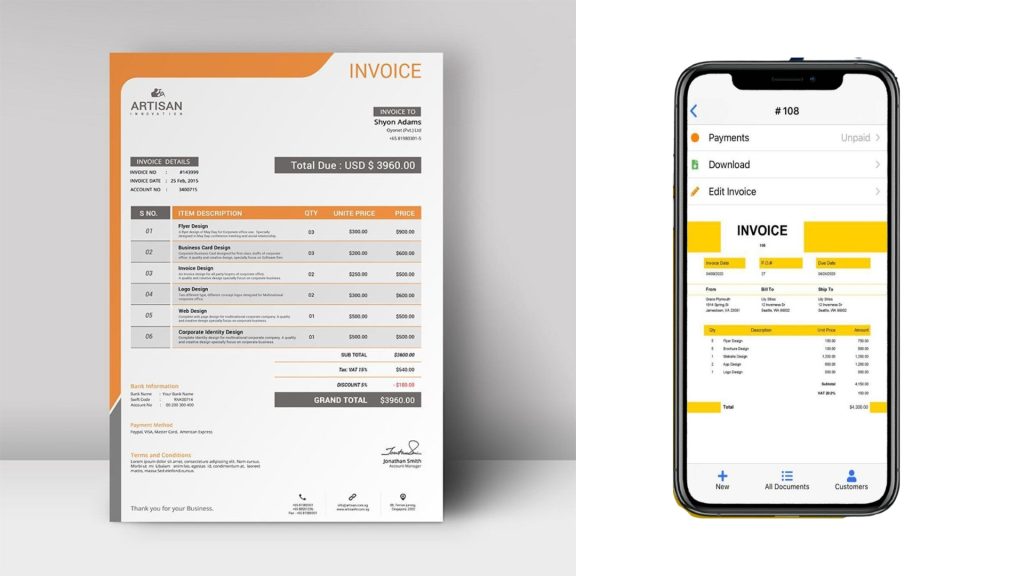 Digitizing invoices and documents to reduce clutter
