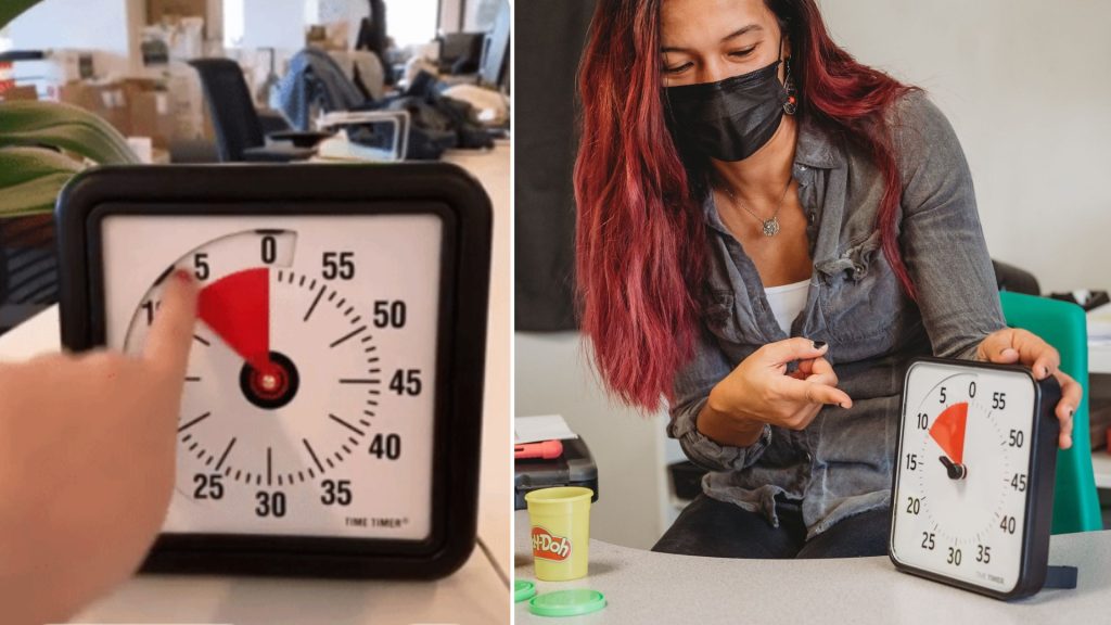 Using a timer for short decluttering sessions to stay focused and avoid burnout