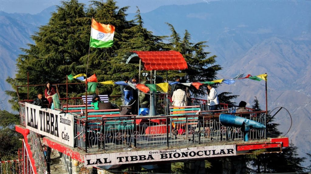 Himalayan panoramic view from Lal Tibba in Landour