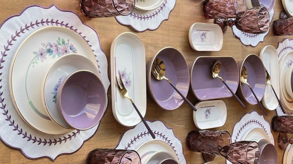 Designer plate set for corporate Diwali gifts