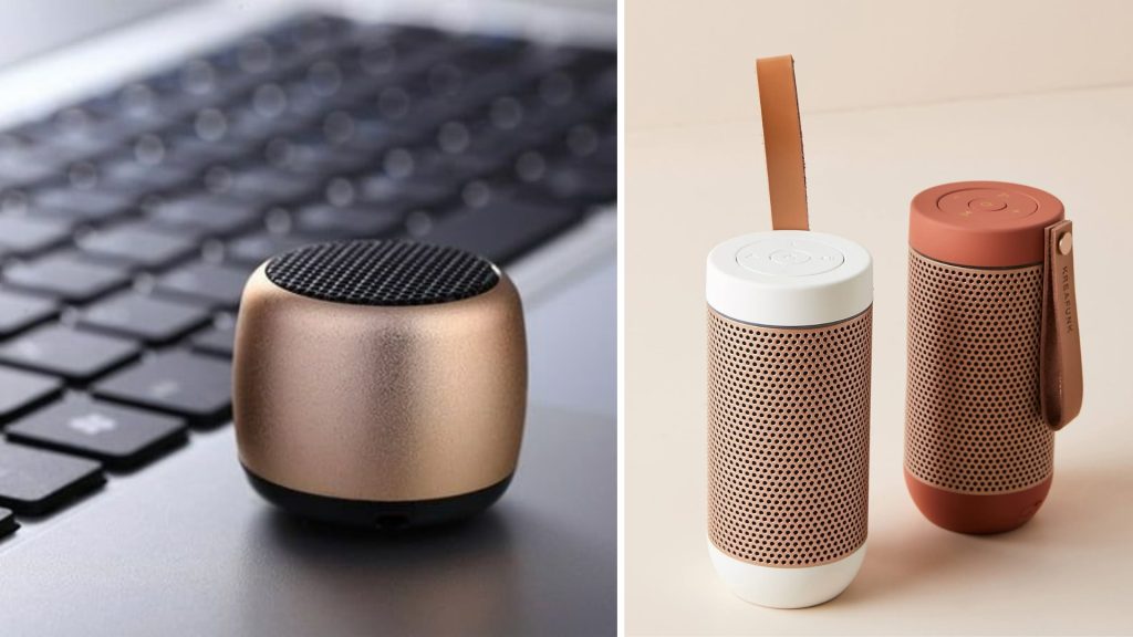 Portable Bluetooth speaker for corporate gift idea