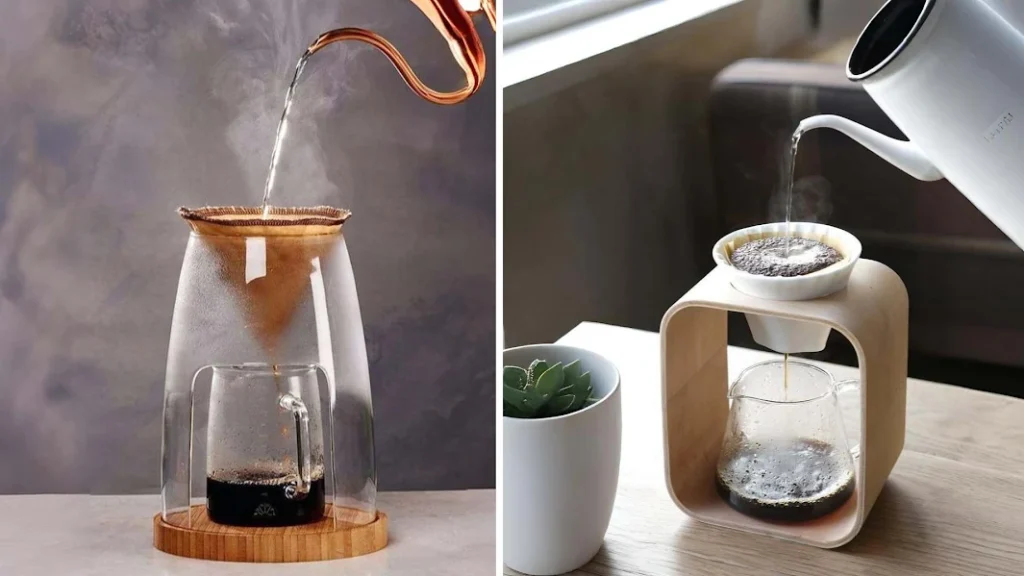 Elegant pour-over coffee set for corporate Diwali gifting