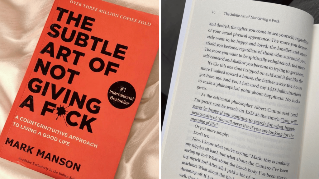The Subtle Art of Not Giving a F*ck by Mark Manson