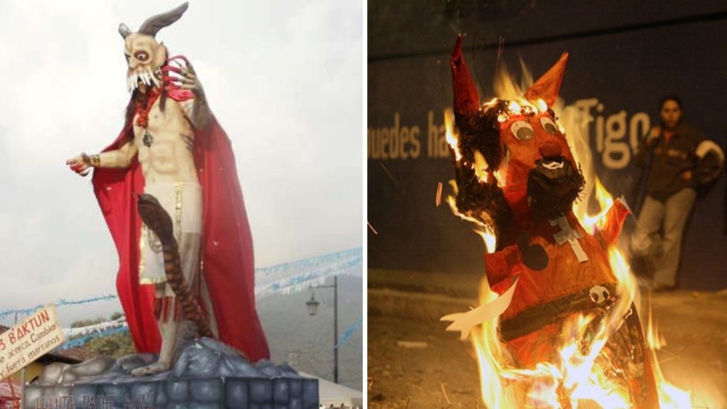 Deadly Christmas traditions illustration