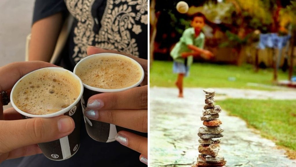 Indian culture teaching happiness in simple moments