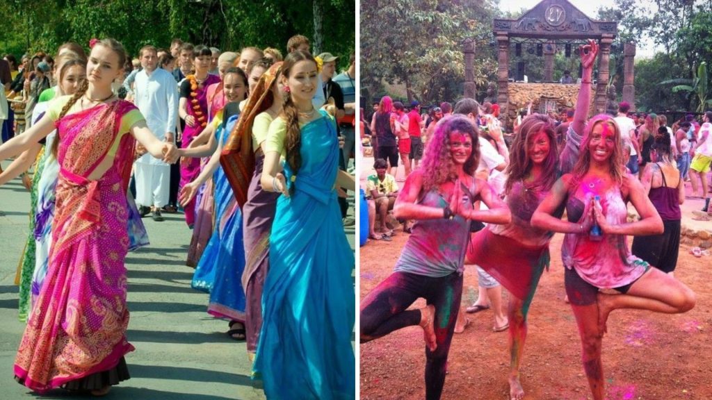 Indian festival celebration bringing diverse communities together