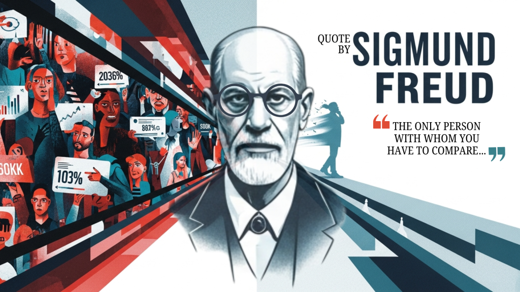 Sigmund Freud quote on self-comparison