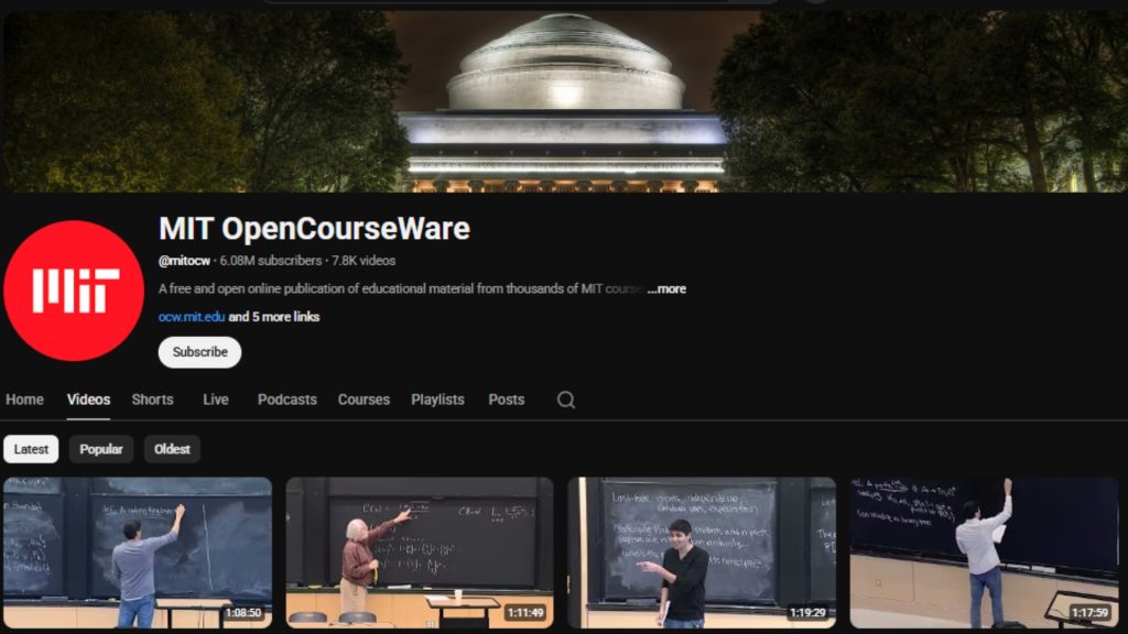 MIT OpenCourseWare