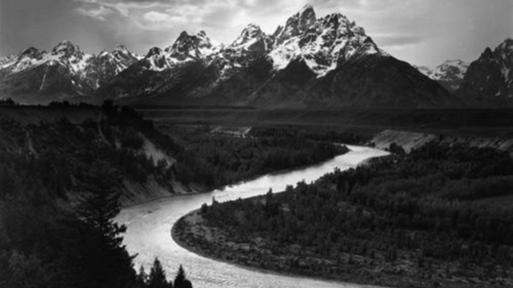 Tetons and the Snake River 1942