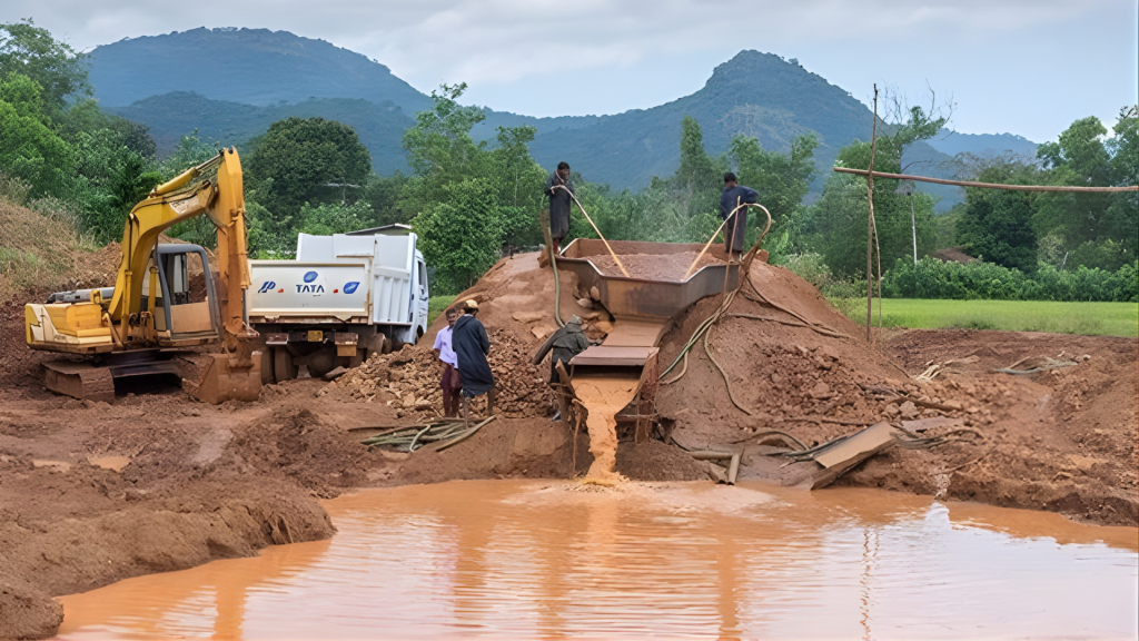 Mining in Aravalli Hills