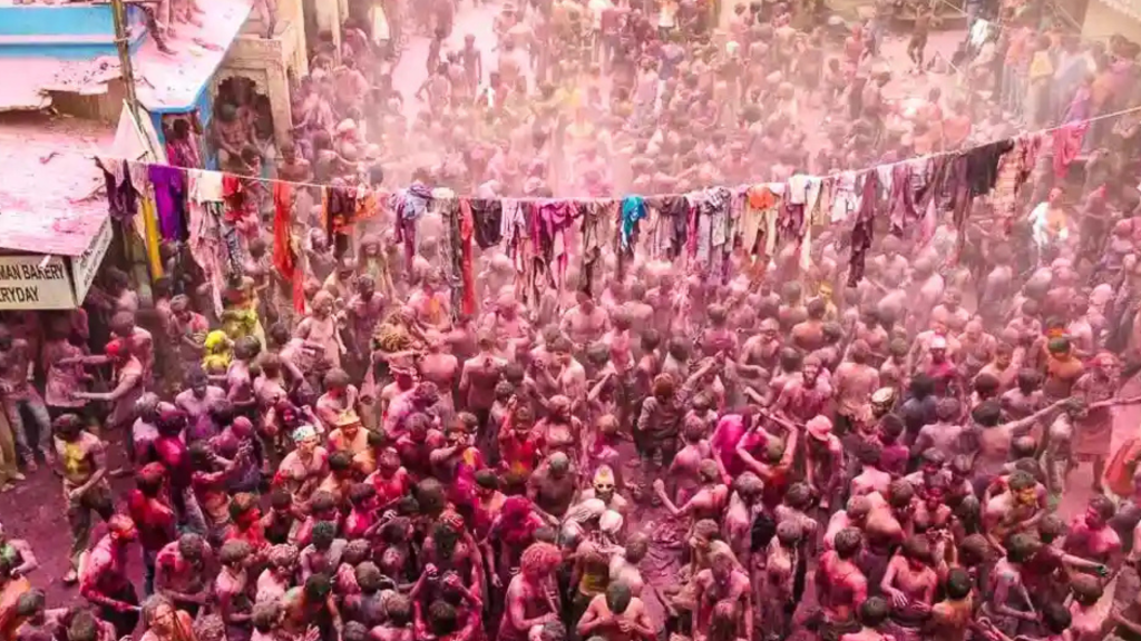 Holi celebration in Pushkar Rajasthan