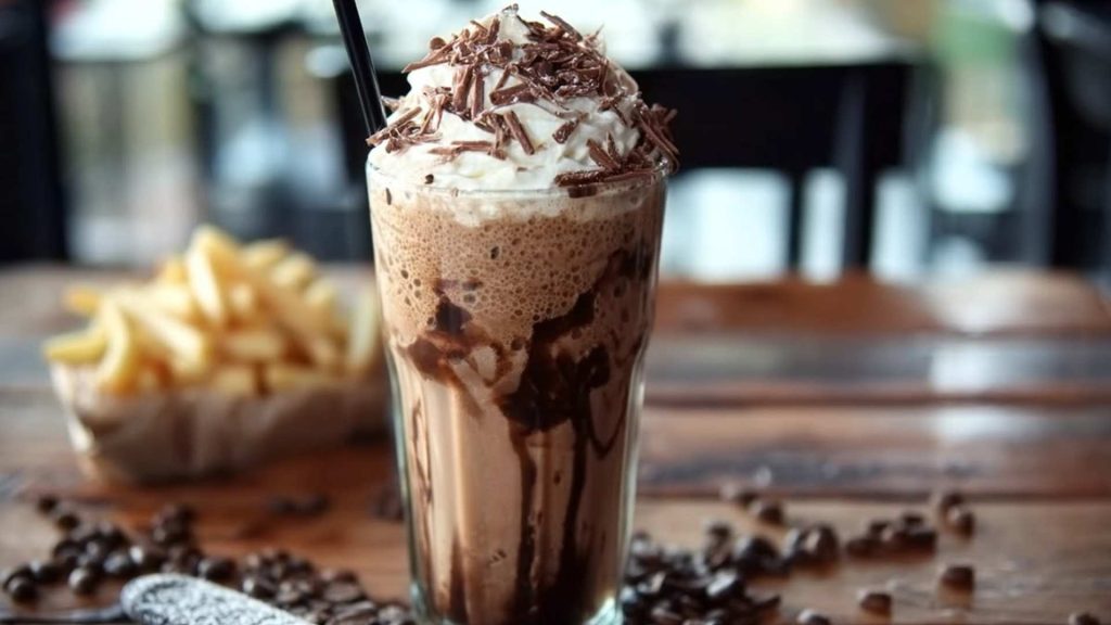 Cold Coffee with Ice Cream
