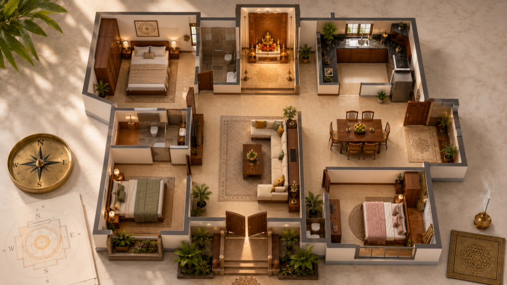 vastu home interior desiggn planning