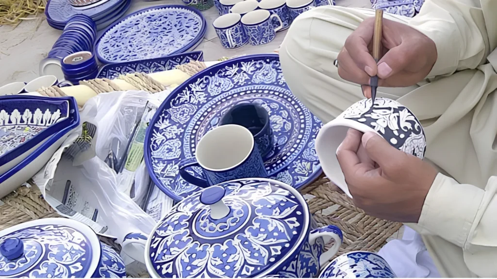 TraditionalBlue Pottery from Rajasthan