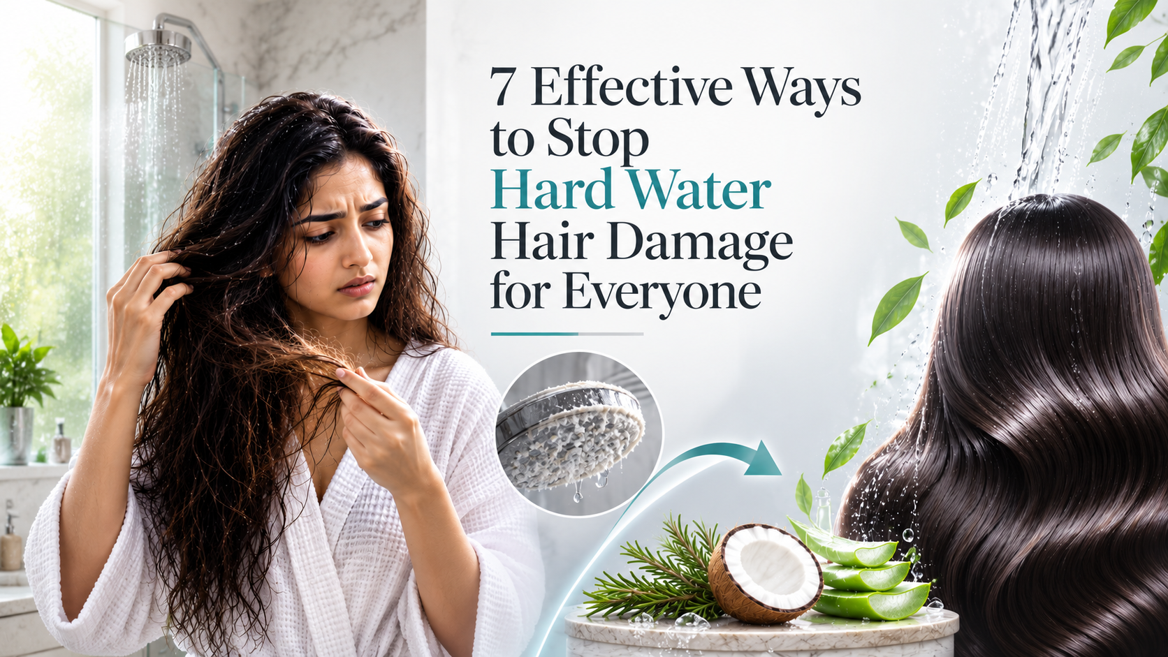 7 effective ways to stop hard water hair damage for everyone