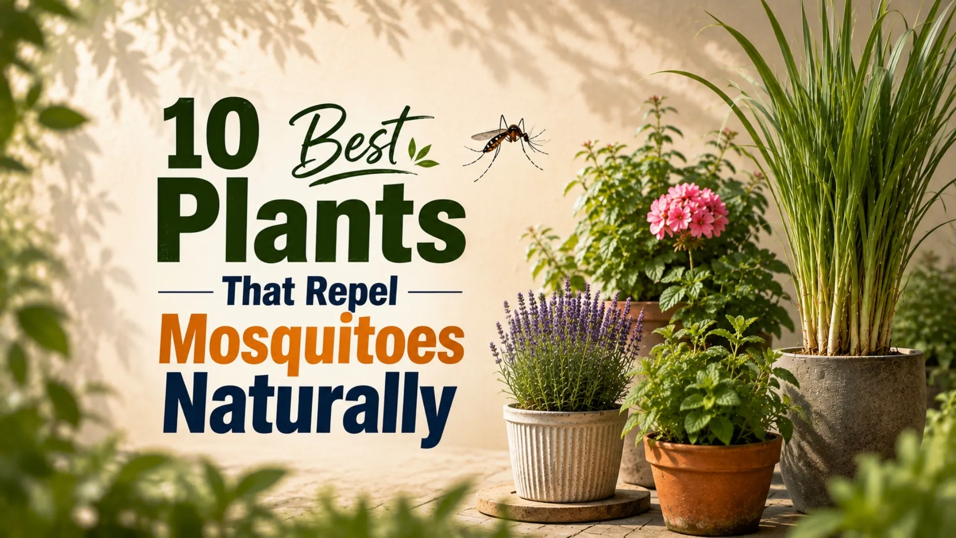 Plants That Repel Mosquitoes