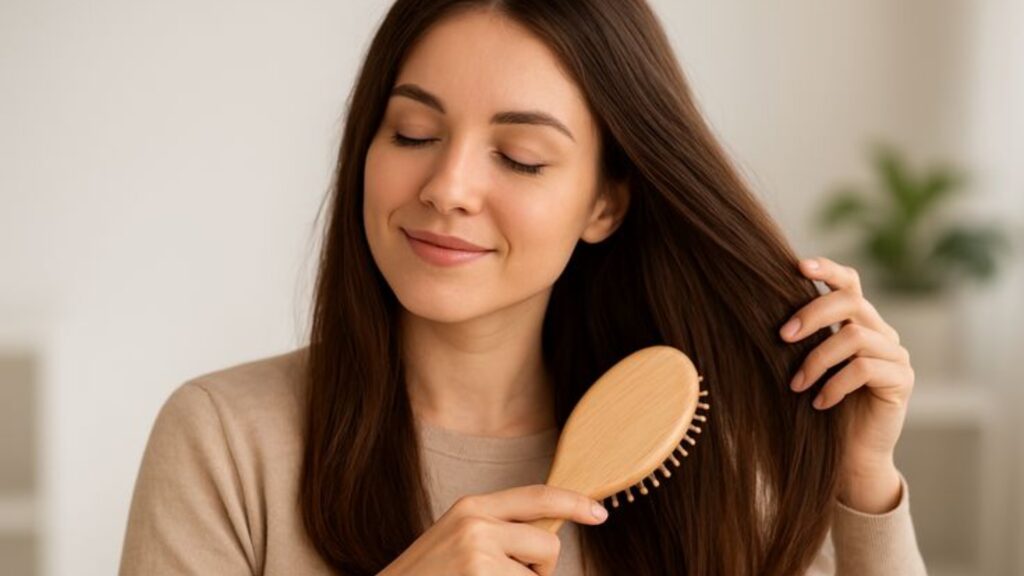 detangle your hair gently for your hair care routine