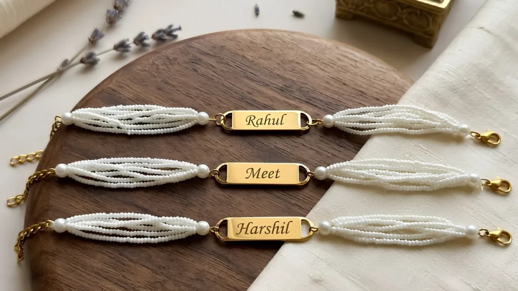 Personalised jewellery Gift for Rakhi