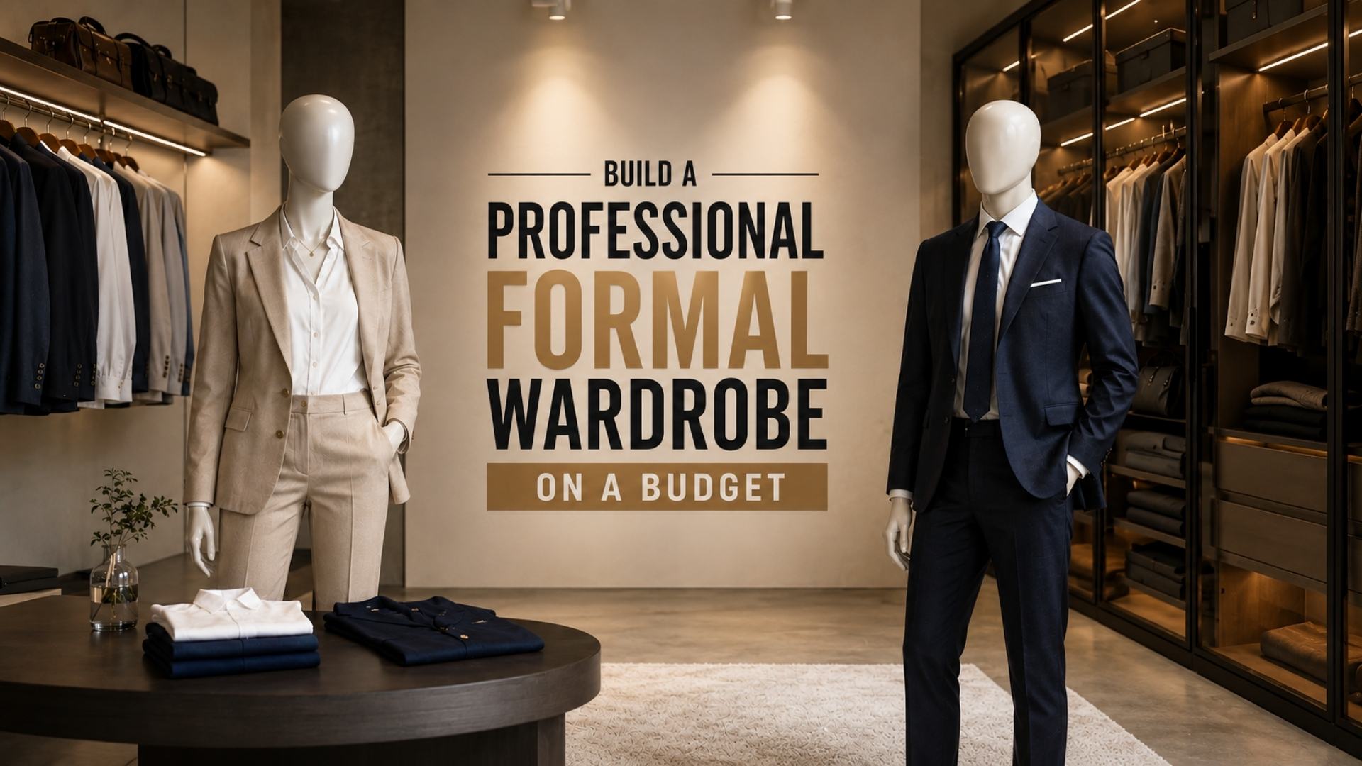 Professional Formal Wear Wardrobe for Men and Women on a Budget