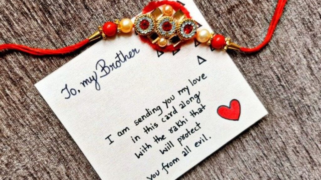 letter for new traditions in every Raksha Bandhan