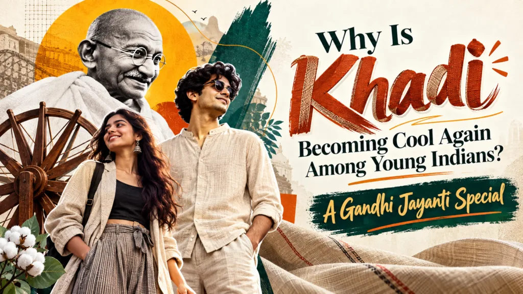 khadi becoming cool again among young indians
