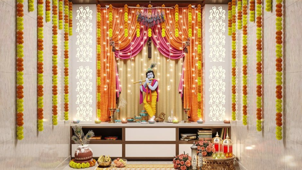 janmashtami decoration for indian homes
