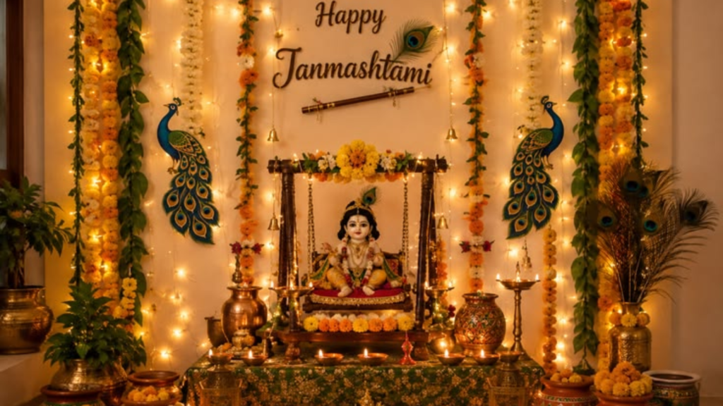best lighting ideas for janmashtami home decoration