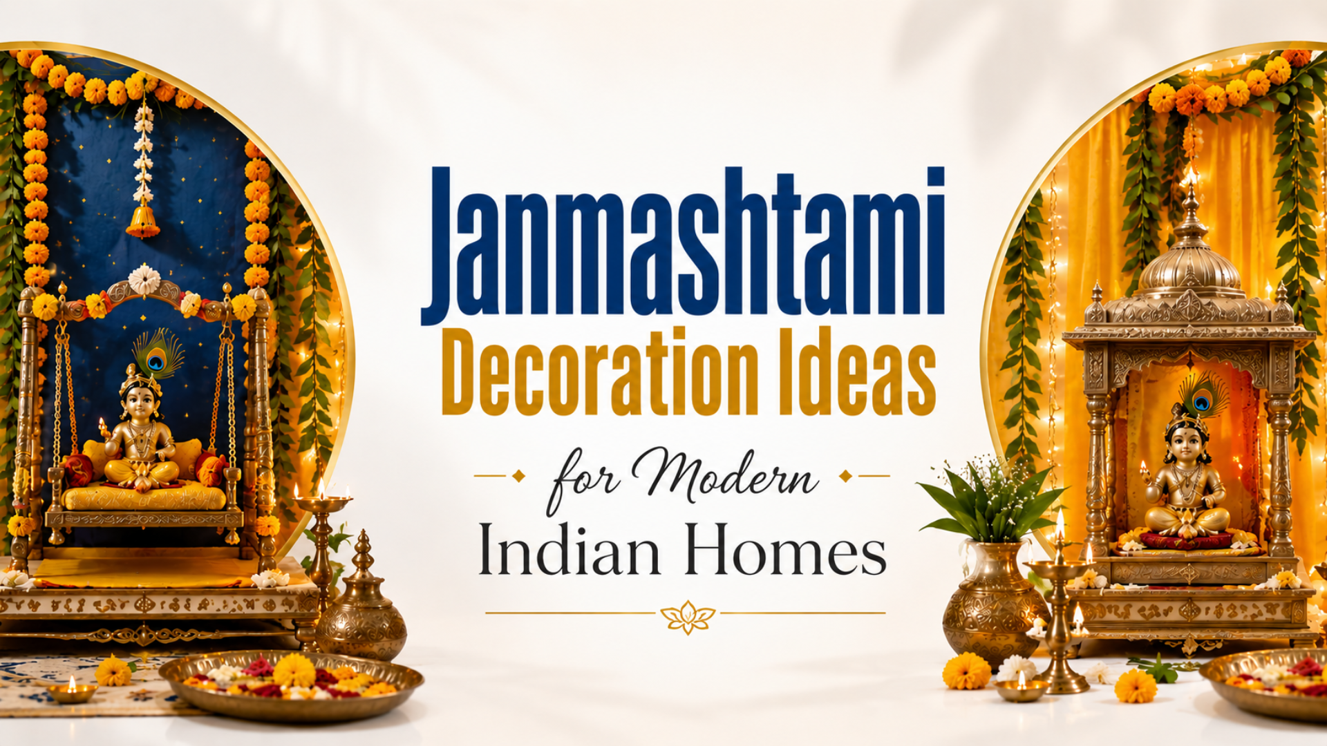 janmashtami decoration ideas for modern indian homes