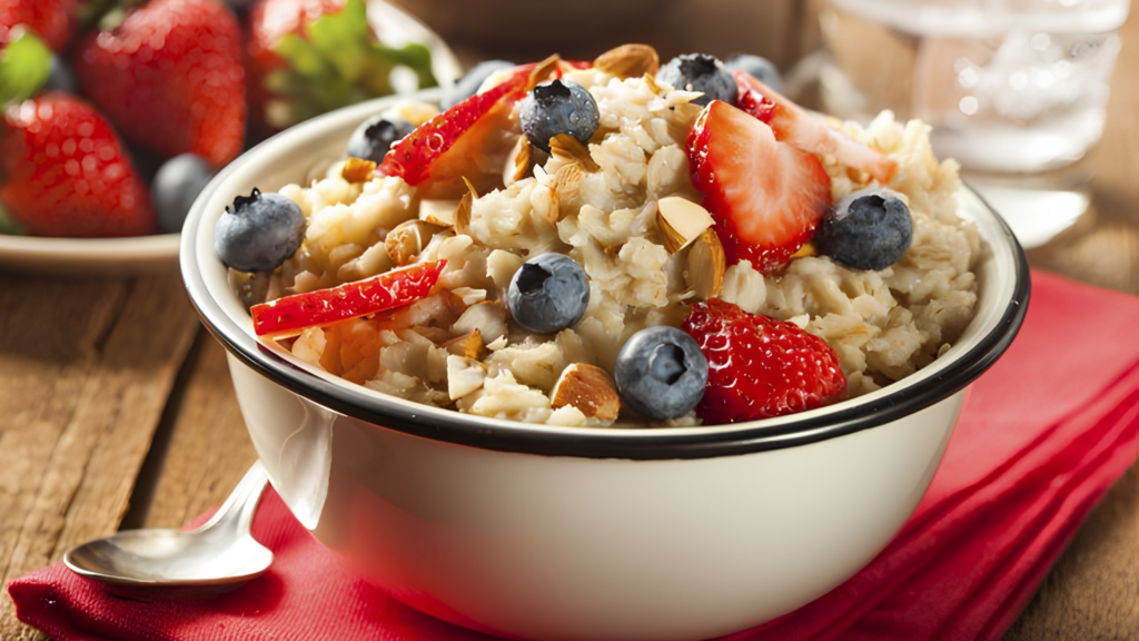 healthy carbohydrates like oats, rice and vegetables for weight loss