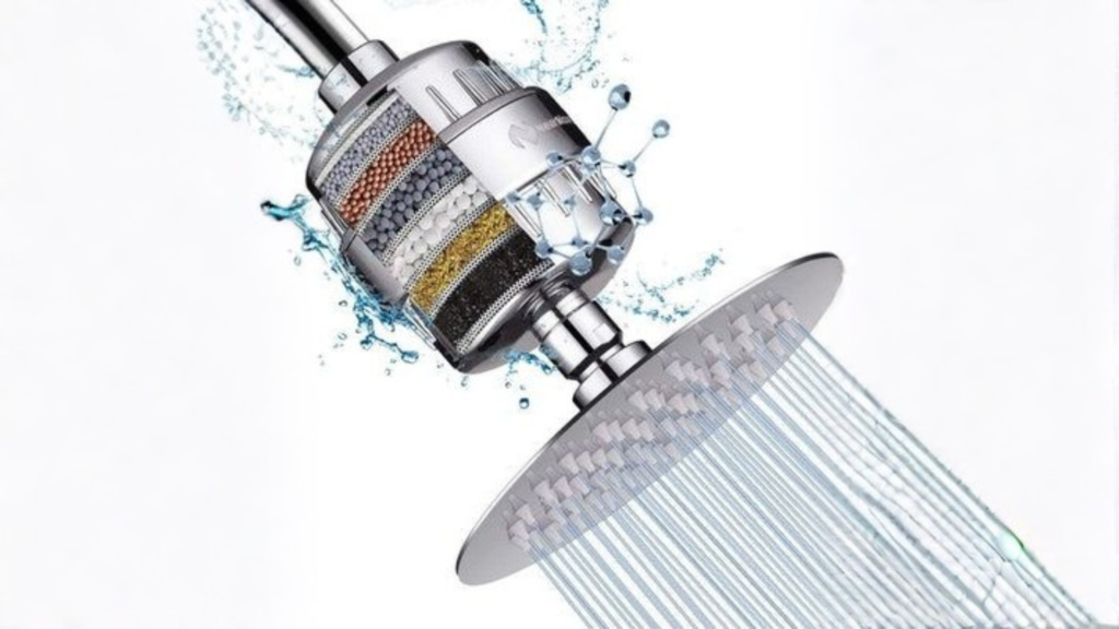 shower head filter for hard water