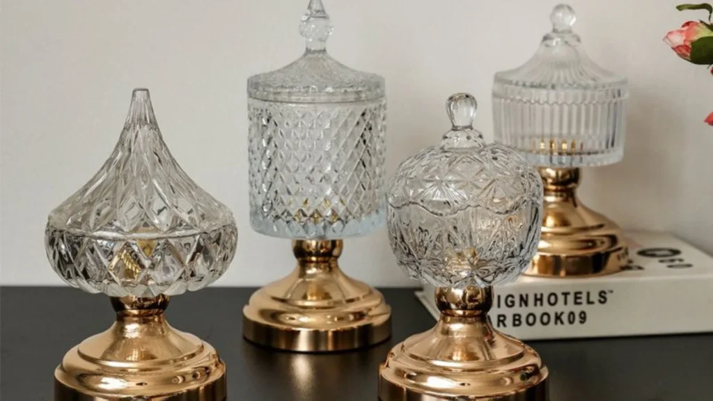 Smart and Affordable Home Decor (Brass and glass items)