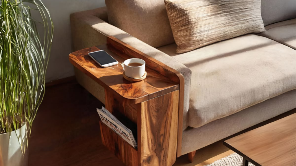 side table wooden sofa designs