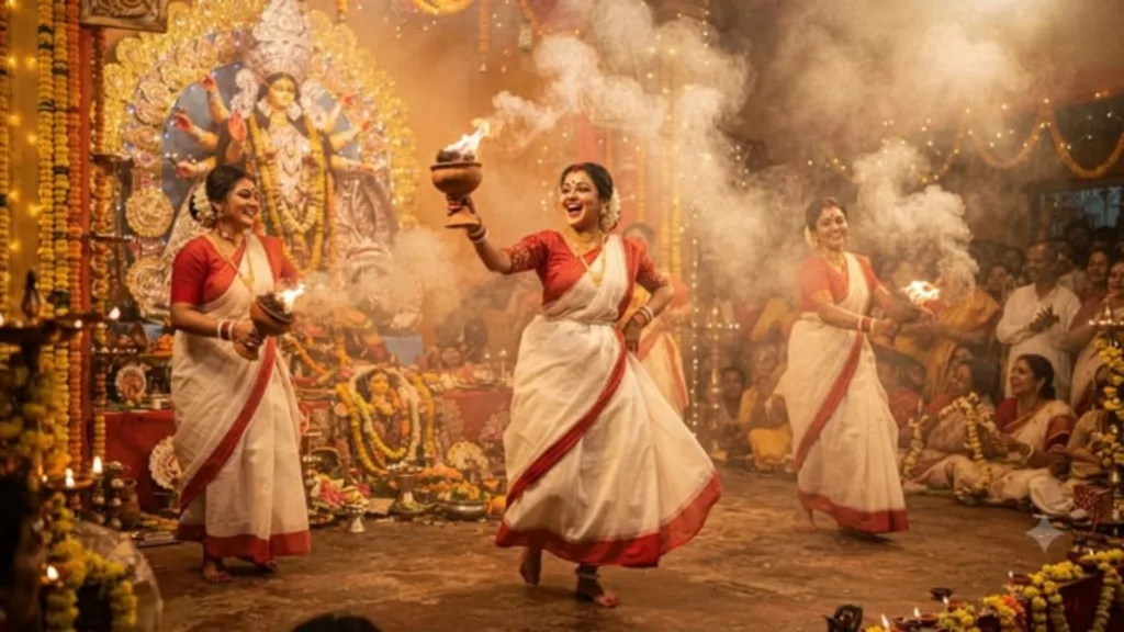 navratri celebration in west bengal