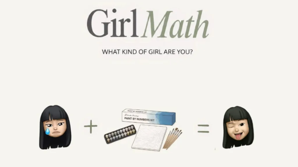girl math internet trending meme