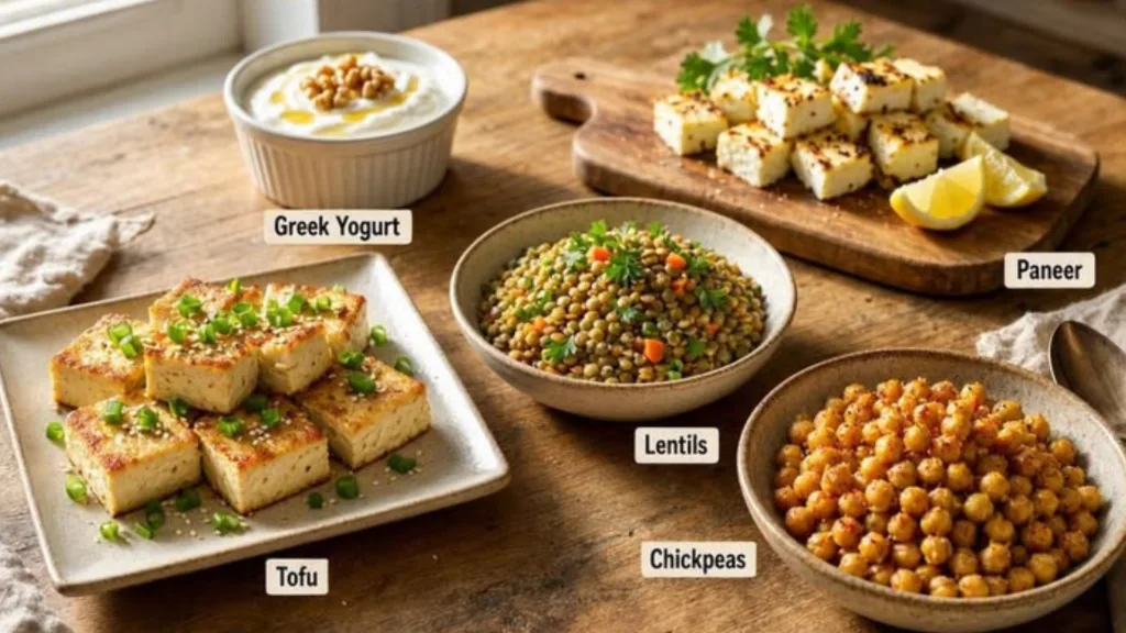 build muscle with natural protein foods