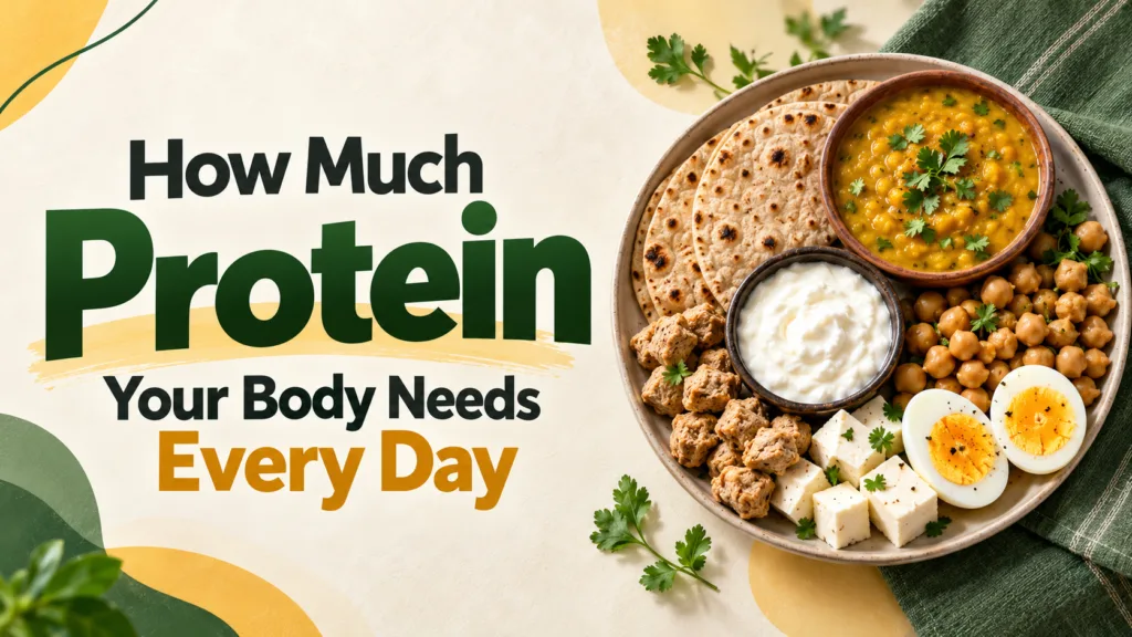 how much protein your body needs in dily life