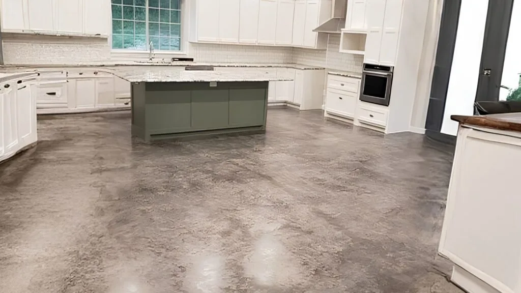 Polished Concrete Kitchen Flooring