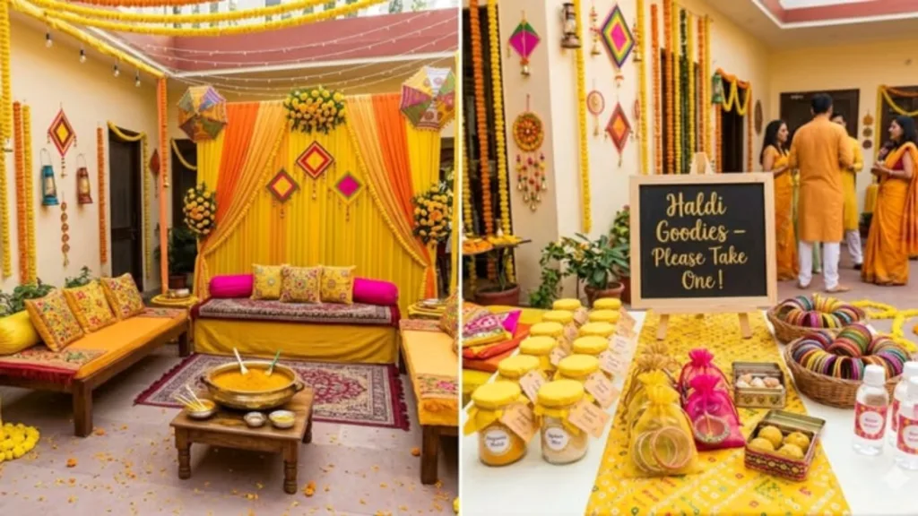 haldi decoration ideas for home